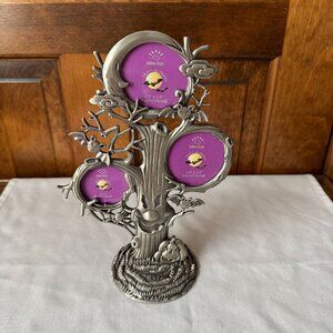 Sunflower Design Spooky Halloween Tree Frame for 3 Photographs